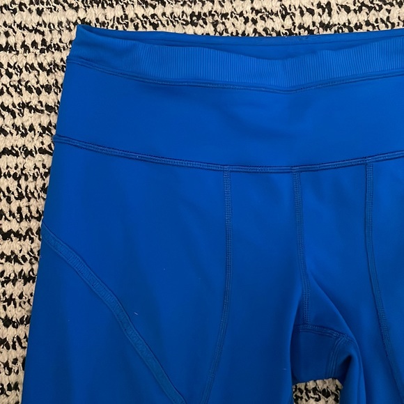 Royal Blue Lululemon Compression Crops - Picture 2 of 6